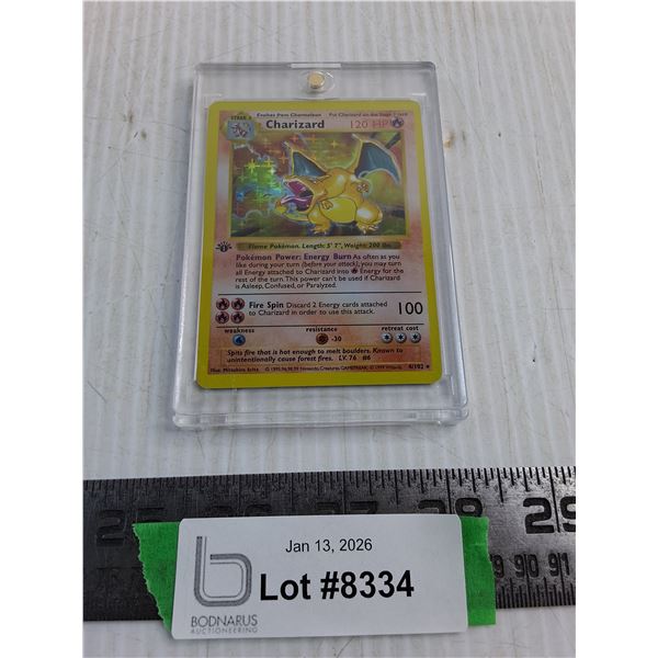 Charizard Pokemon Card - Authenticity Not Guaranteed