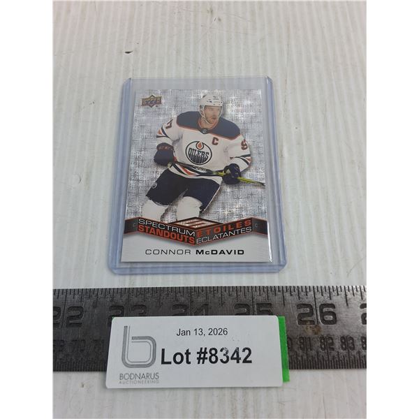 Upper Deck Connor McDavid "Stadium Standouts" Collector Card - Authenticity Not Guaranteed