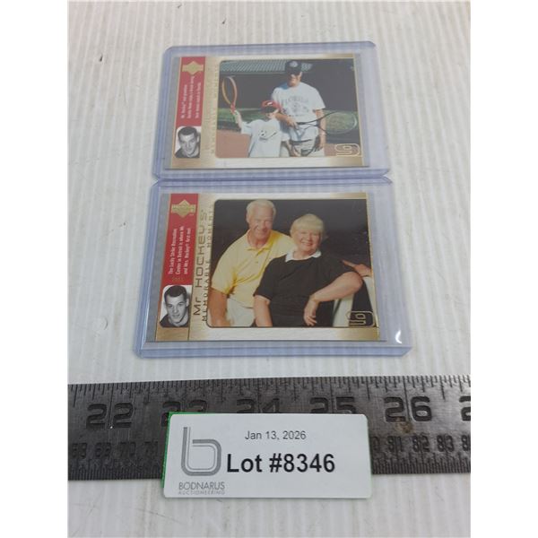 (2) Upper Deck "Mr. Hockey" Collector Cards - Authenticity Not Guaranteed
