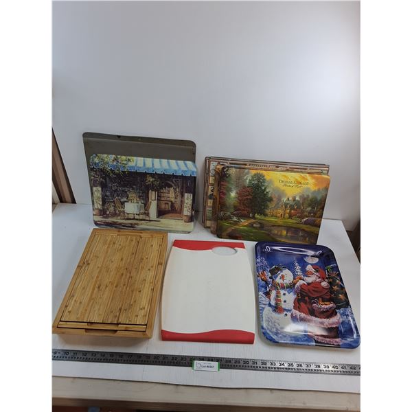 Cutting Boards, Placemats, Serving Tray, Cooking Tray