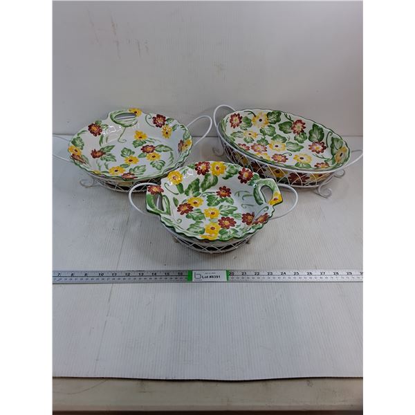 (3) Pieces of Temptations Presentable Ovenware