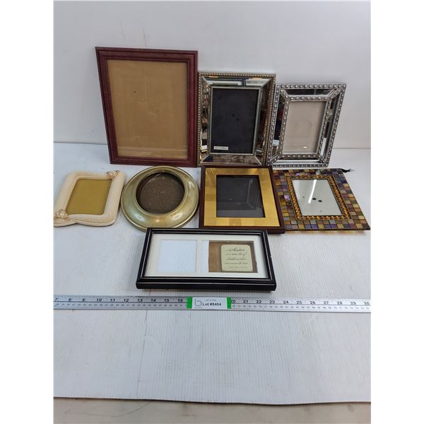 (8) Picture Frames in various sizes