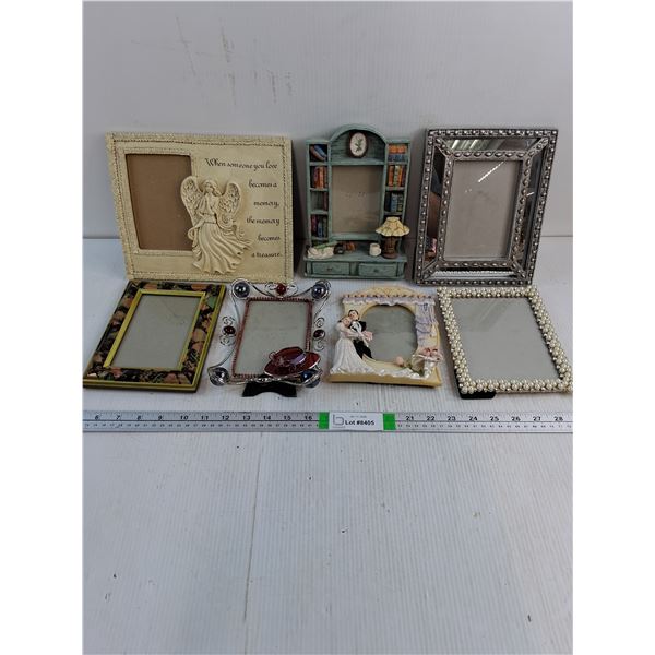 (7) Picture Frames-5"x7" and 4"x6"
