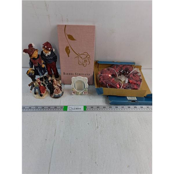 Barbara Streisand CD Set,Ornaments and Avon Heart