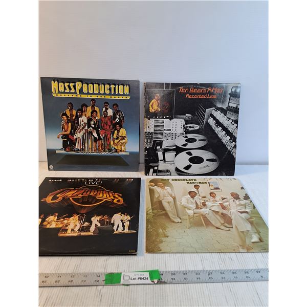 LP Albums (4)- Ten Years After, Mass Production, Hot Chocolate, Commodores- As Is