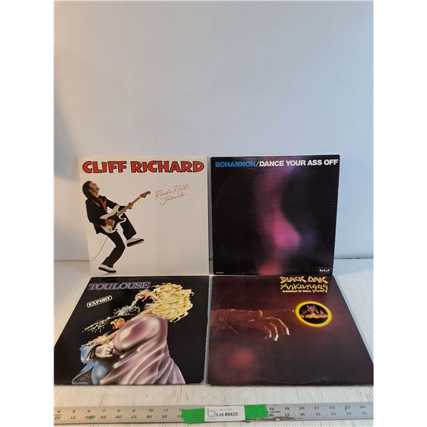 LP Albums (4)- Toulouse, Clifford Richards, Bohannon, Black Oak - As Is