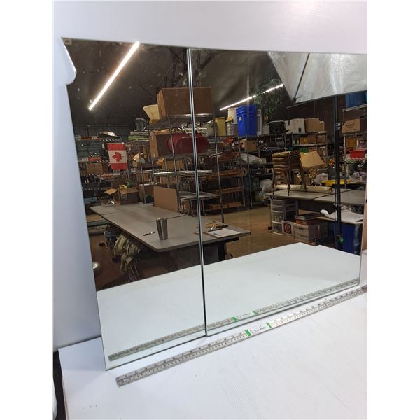 *(2) Mirrors-24"x30"-one has broken corner - PICK UP ONLY