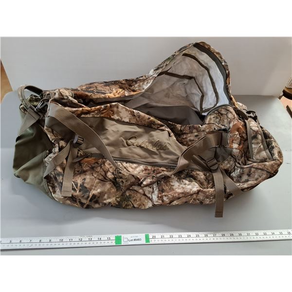 Cabelas Camo Duffle Bag- 35" x 18"x 16", Zipper Works