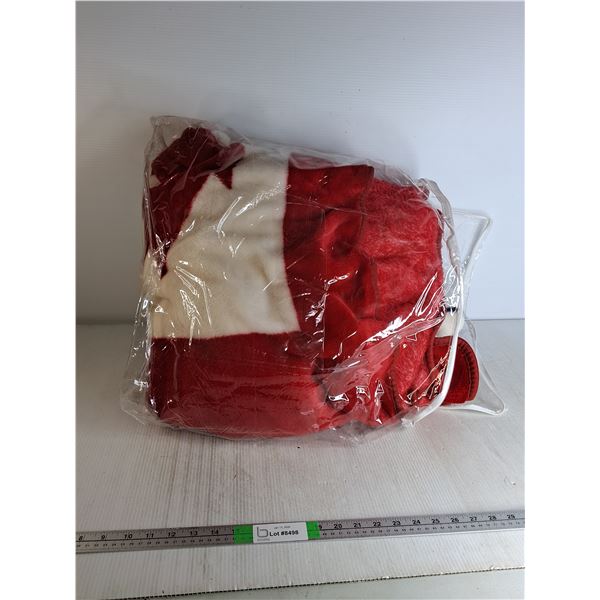 Canadian Flag Throw Blanket