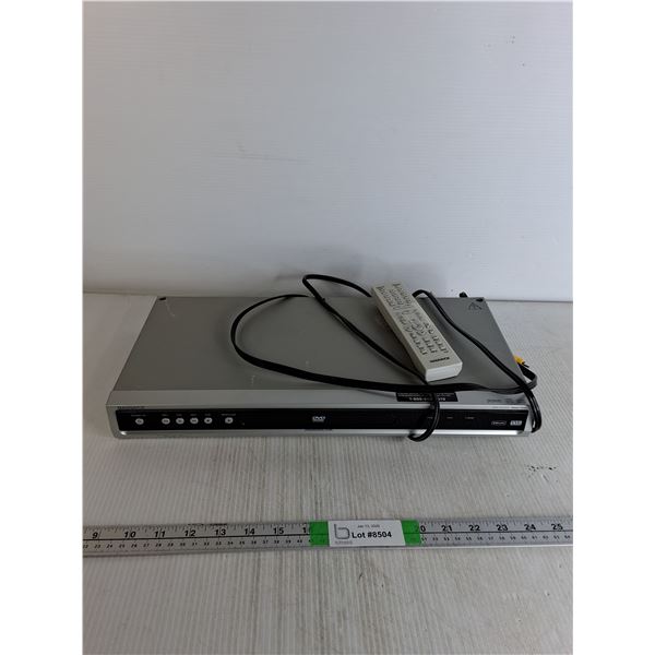 Magnavox DVD Player With Remote- As Is, 17" x 8.5" x 2"