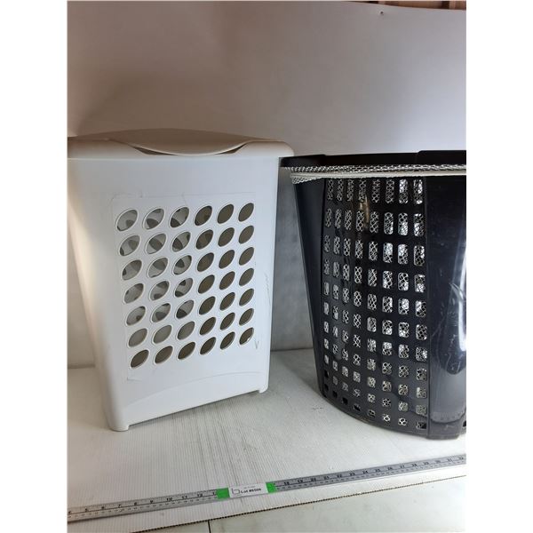 (2) Laundry Hamper- 23.5" x 16" x 9" , Cannot Ship