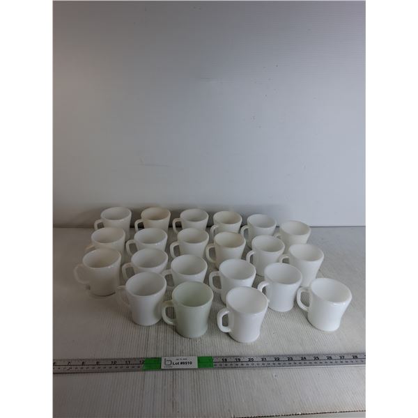 (21) White Coffee Mugs - PICK UP