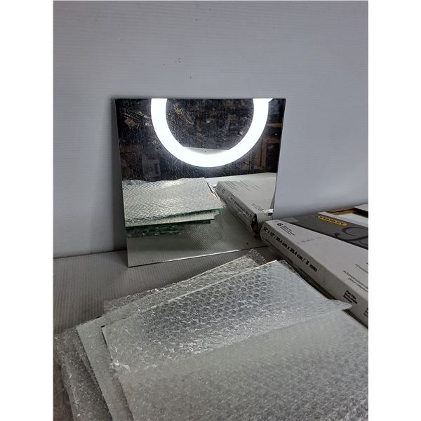 (29) Basic Mirror Tiles, 12" x 12"-Cannot Ship