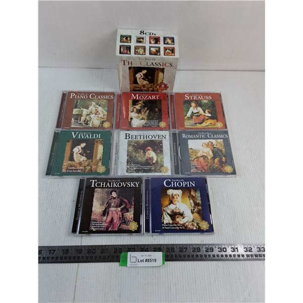 Box Set of 8 Classic Composers CDs