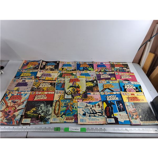 (25) Vintage Charlton Comics - Visit Ghost Manor if You Dare Comics
