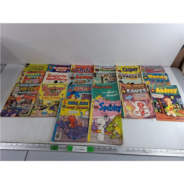 (20) Vintage Assorted Comics - Popeye The Sailor, Dennis the Menace, Casper