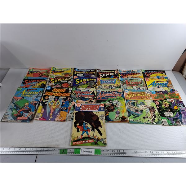 (19) Vintage DC Comics - Weird Adventure, Superman, Wonder Woman, Super Boy