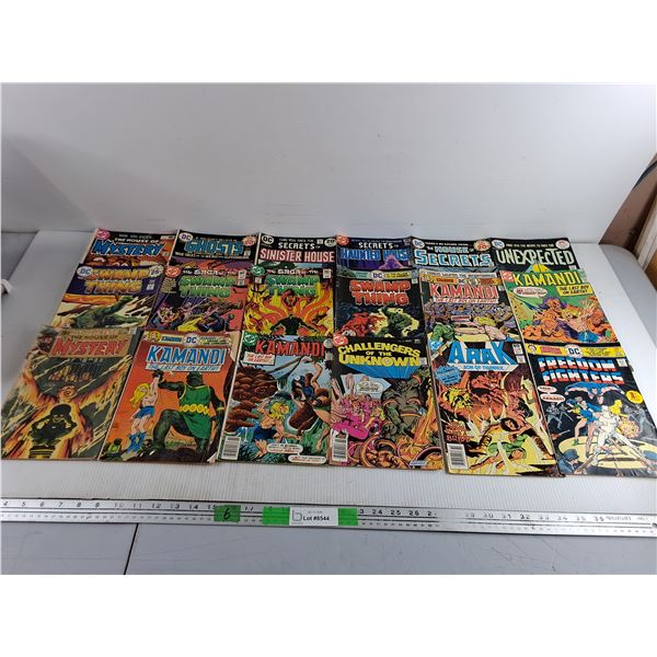 (18) Vintage DC Comics - Swamp Thing, Kamandi, Arak Son of Thunder - CANNOT AUTHENTICATE