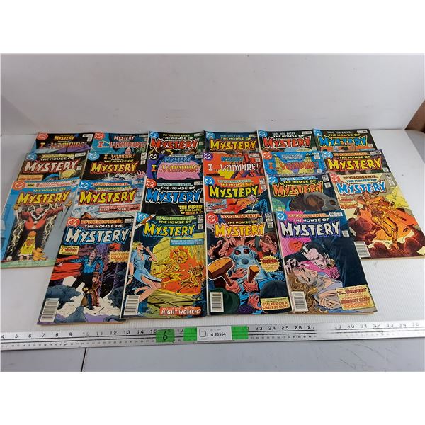 (22) Vintage DC The House of Mystery/I...Vampire Comics  - CANNOT AUTHENTICATE