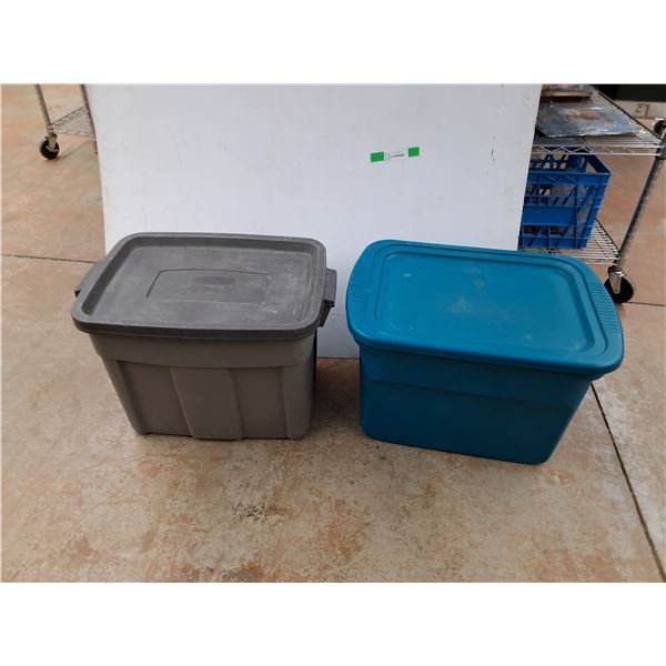 *Rubbermaid Roughneck & Sterlite Plastic Storage Totes w/Lids - CHECK DESCRIPTION FOR DETAILS