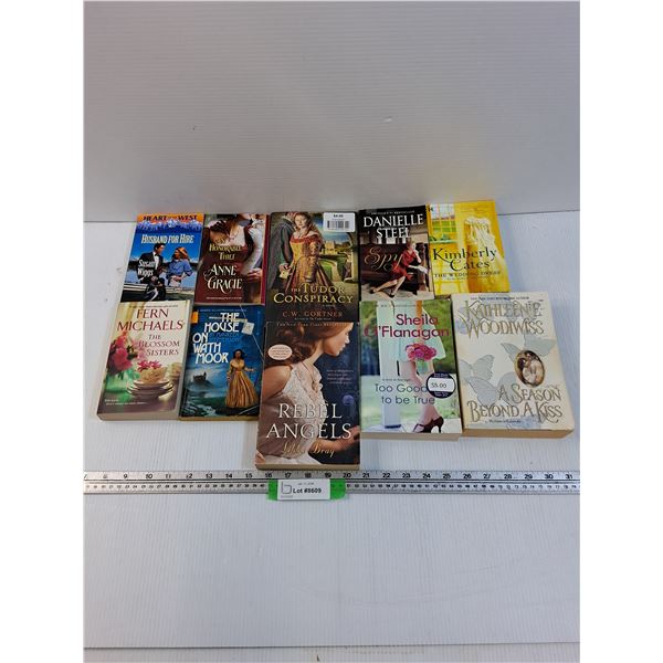 (10) Books: Romance Novels - Various