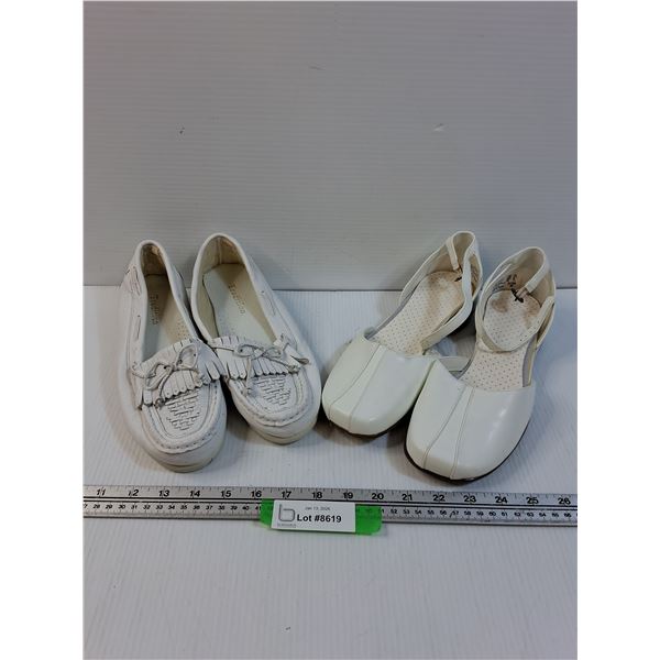(2) Womens Shoes: Size 9M