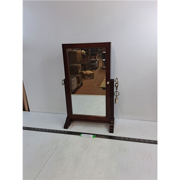 Mirrored Jewelry Cabinet - 20" x 12"