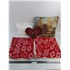 Image 1 : (3) Throw Pillows & 2 Pillow Covers