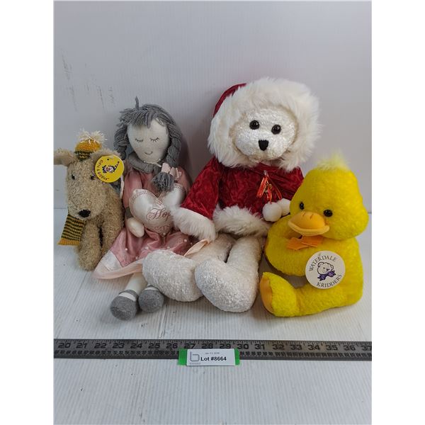 (4) Stuffy Toys