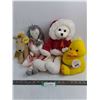 Image 1 : (4) Stuffy Toys