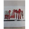 Image 1 : Assorted Red Kitchen Utensils (Some Betty Crocker)