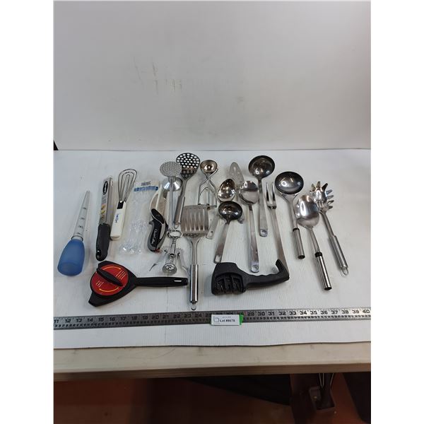 Large Quantity of Kitchen Utensils
