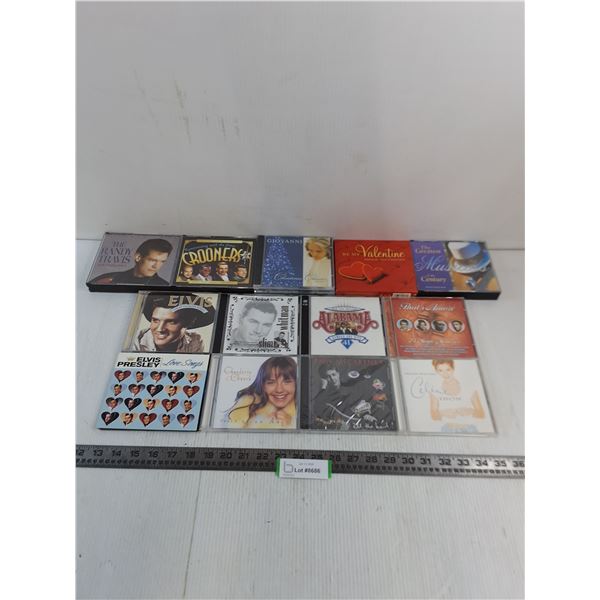(13) Assorted Music CD's (Elvis, Paul McCartney, Celine Dion)