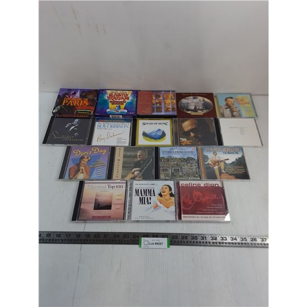 (17) Assorted Music CD's (Mamma Mia, Billy Joel, Sinatra Live In Concert)