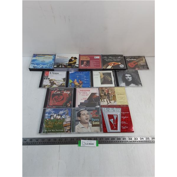 (15) Assorted Music CD's (Perry Como, Marty Robbins, Holiday Entertaining)