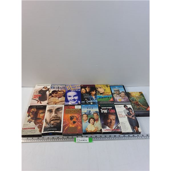(13) VHS: Sister Act, Cast Away, True Lies, Misc