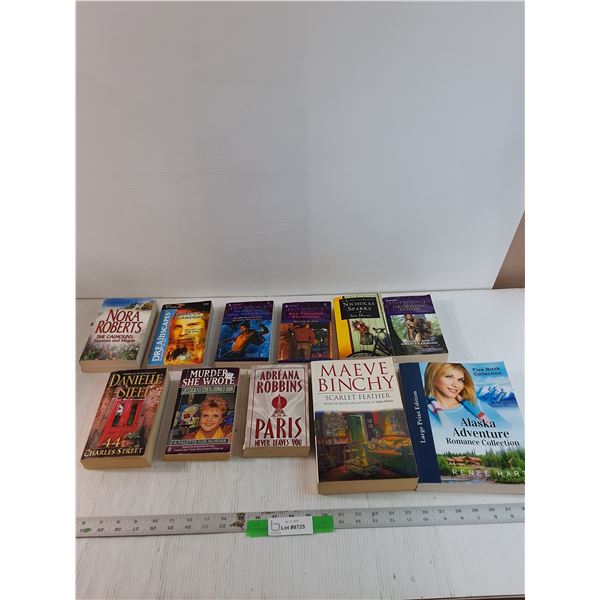 Lot of (11) Various Adult Books, 44 Charles Street, Secret of the Wolf, Misc