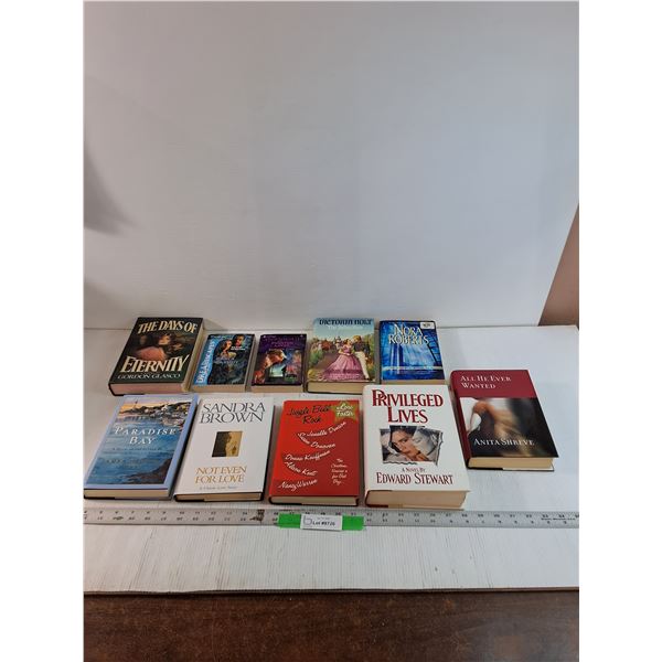 (10) Various Adult Books, Paradise Bay, The Days Of Eternity, misc