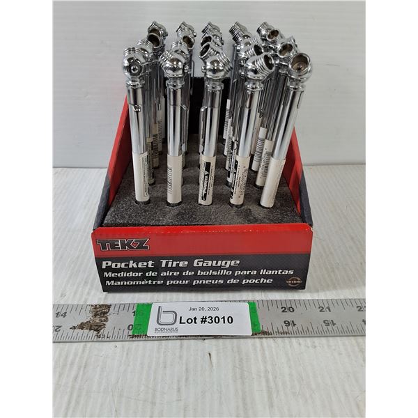 NOS (25) Pocket Tire Gauges