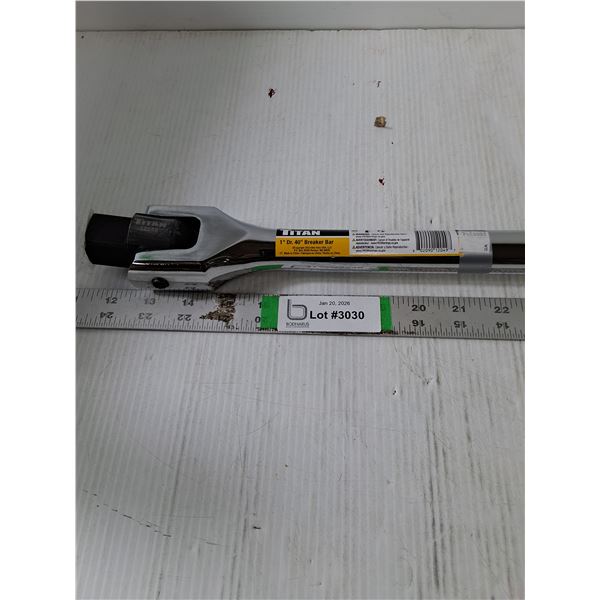 NOS Titan 1" Diameter 40" Breaker Bar - PICK UP ONLY