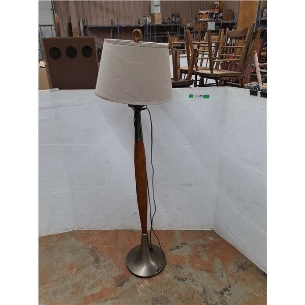 *Shaded Floor Lamp, 61" Tall, Powers On