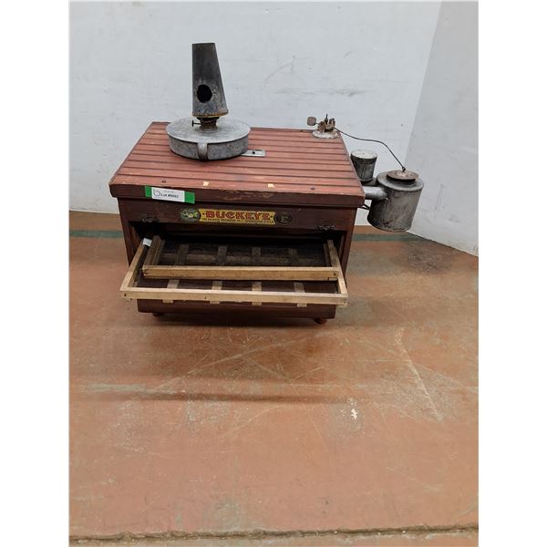 * Buckeye Egg Incubator & Egg Candler Attachment - CANNOT SHIP - 21" x 17" x 16"