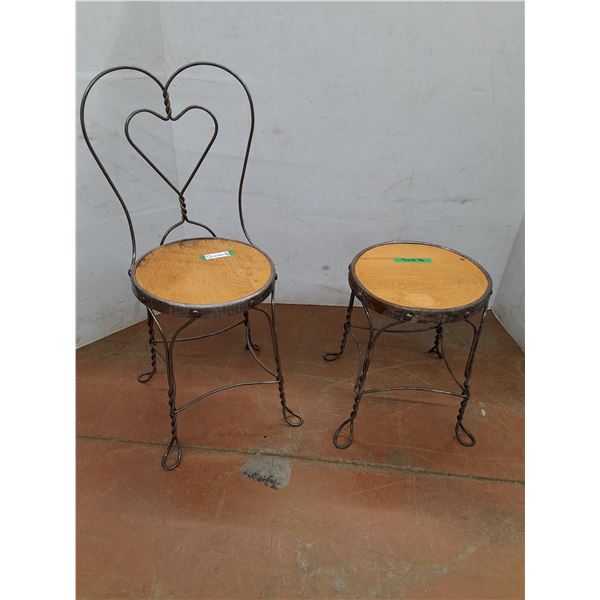 * Custom Twisted Metal Outdoor Garden Chairs - CANNOT SHIP