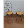 Image 1 : * Custom Twisted Metal Outdoor Garden Chairs - CANNOT SHIP