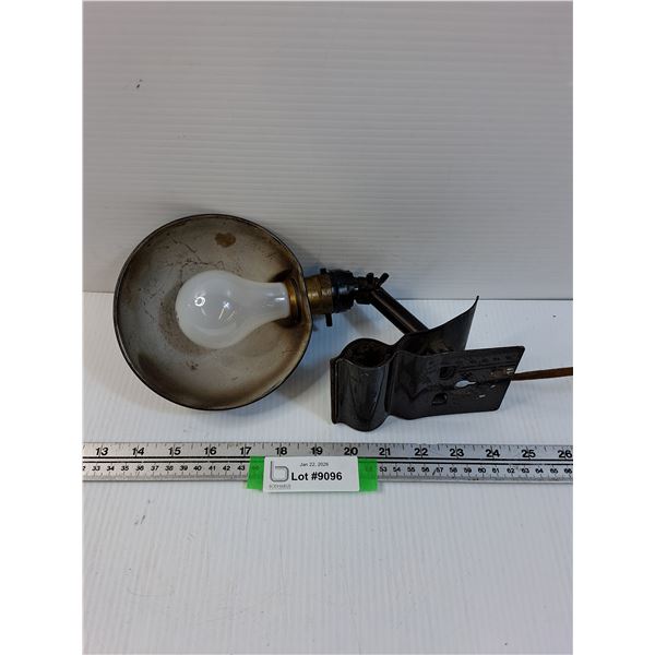 Vintage Workshop/Desk Clamp Light - Works