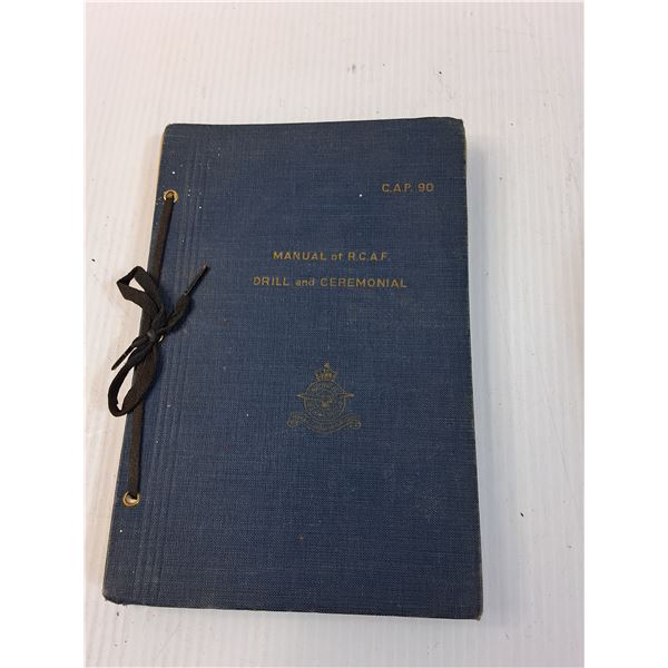 RCAF World War II Pilots Cap & RCAF Manual