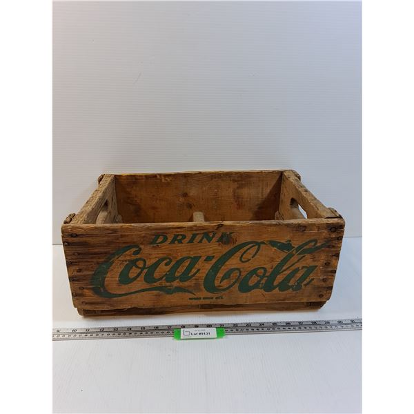 Wooden Vintage Coca Cola Crate - 20"x 12" x 8" - Preferred Pick-Up