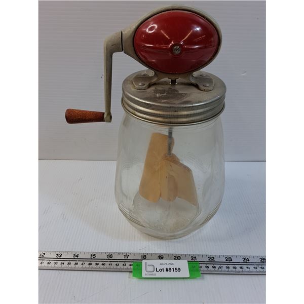 Dazey #4 Butter Churn - 13" Tall