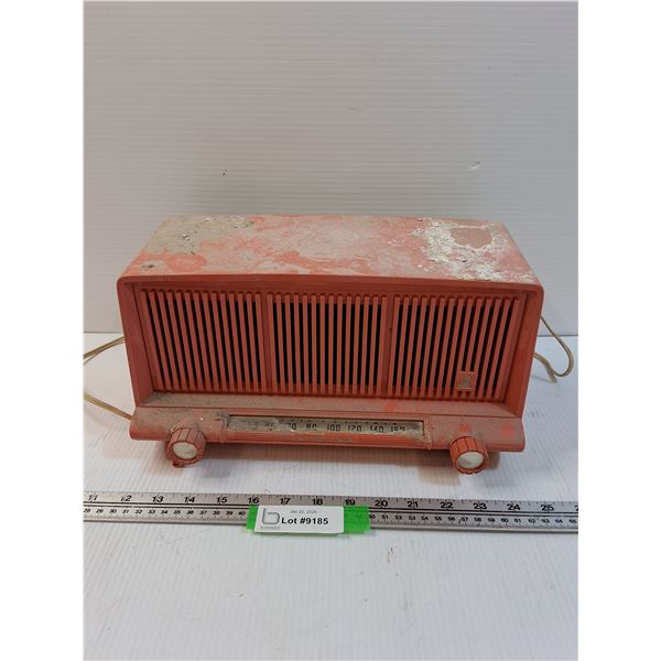 Viking Vintage Radio - 13" x 7" x 7" - As Is