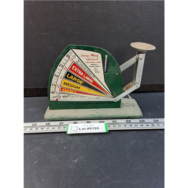Jiffy Way Egg Scale - 8" x 6" x 3"